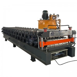 5 rib and 7 rib double deck 750 roof sheet roll forming machine for Malaysia