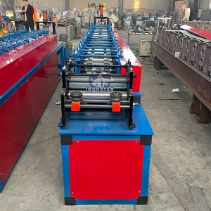 Rolling shutter door side guide rail roll forming machine for US