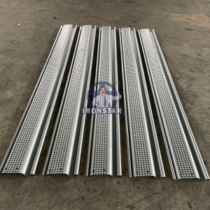 111mm Punching hole shutter door forming line for US