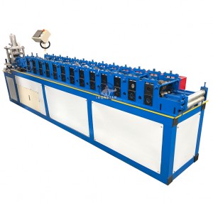 70mm rolling shutter roll forming machine for Qatar