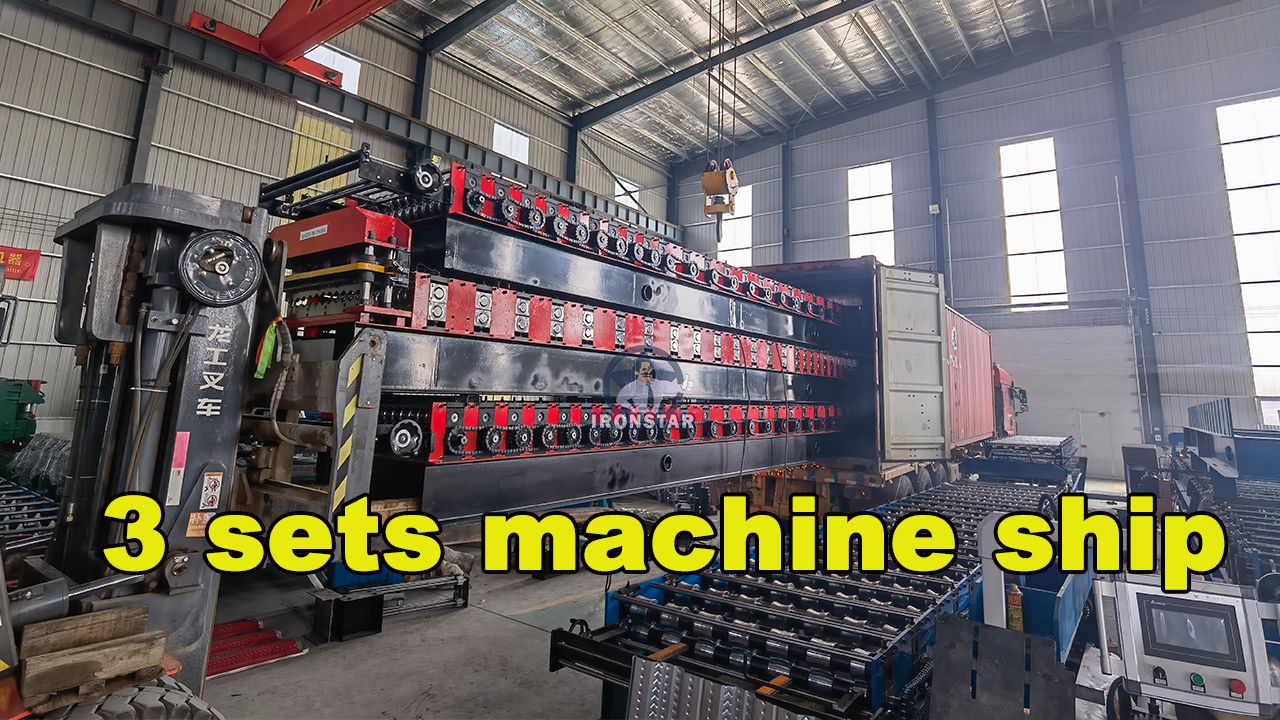 6 sets corrugated roll forminng machine ship to Africa